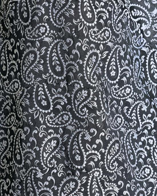  꼼데가르송 숏팬츠 Comme Des Garçons 페이즐리 반바지 블랙 - COMME DES GARCONS