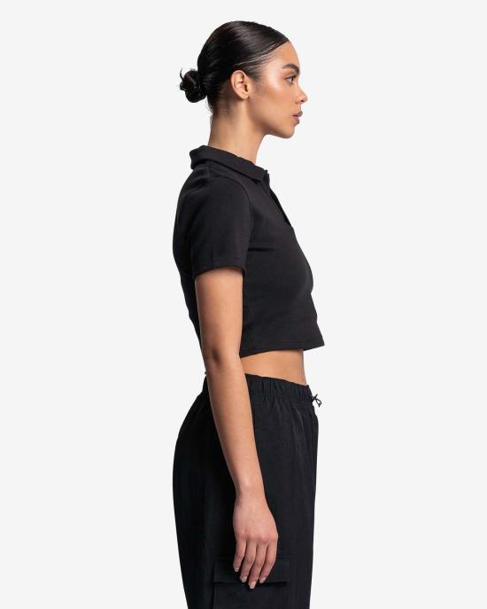  나이키 반팔 티셔츠 Nike Nsw 에센셜 반팔 폴로 블랙 - NIKE