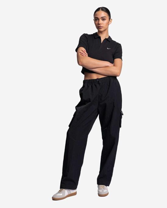 나이키 반팔 티셔츠 Nike Nsw 에센셜 반팔 폴로 블랙 - NIKE