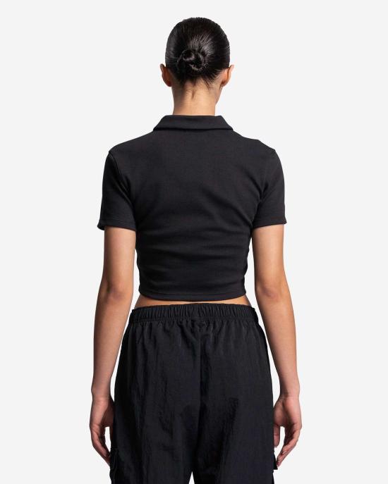  나이키 반팔 티셔츠 Nike Nsw 에센셜 반팔 폴로 블랙 - NIKE