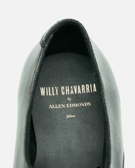  윌리 차바리아 드레스 슈즈 Willy Chavarria By Allen Edmonds Jalisco Split Toe Derby Black - WILLY CHAVARRIA