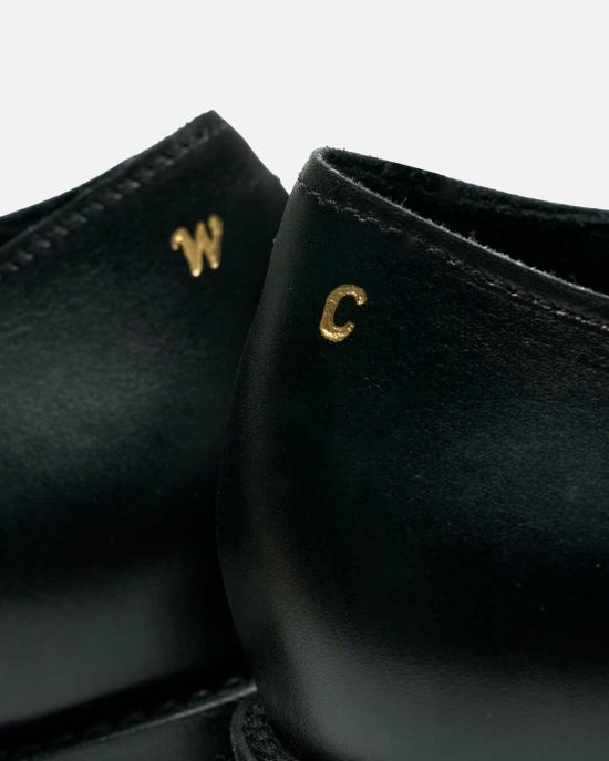  윌리 차바리아 드레스 슈즈 Willy Chavarria By Allen Edmonds Jalisco Split Toe Derby Black - WILLY CHAVARRIA