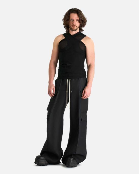  릭 오웬스 민소매 티셔츠 할리우드 바나나 셔츠 블랙 - RICK OWENS