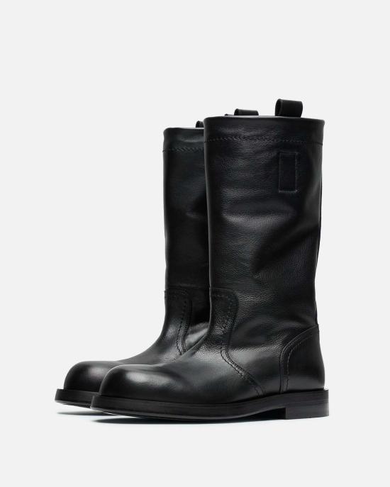  앤 드뮐미스터 부츠 Ann Demeulemeester Bente  블랙 - ANN DEMEULEMEESTER