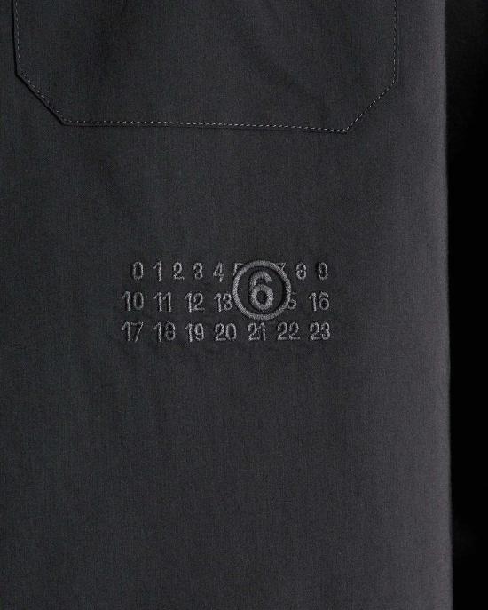  MM6 메종마르지엘라 긴팔 셔츠 Mm6 메종 마르지엘라 울트라 롱슬리브  블랙 - MM6 MAISON MARGIELA