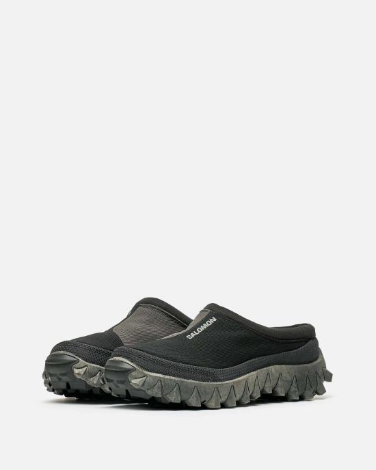  살로몬 뮬/슬리퍼 솔로몬 스노클로그 슈즈 블랙/아스팔트 - SALOMON