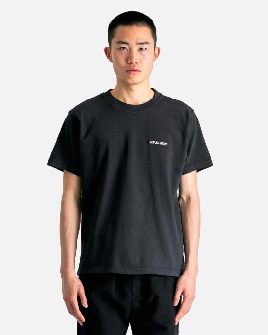  SVRN 반팔 티셔츠 SVRNSS25T1 BLK BLACK