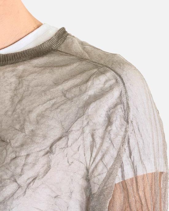  아워레가시 긴팔 티셔츠 우리의 유산 트루 라운드넥 애쉬 실크 스틸 - OUR LEGACY