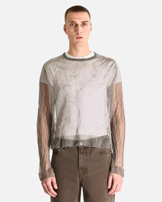  아워레가시 긴팔 티셔츠 우리의 유산 트루 라운드넥 애쉬 실크 스틸