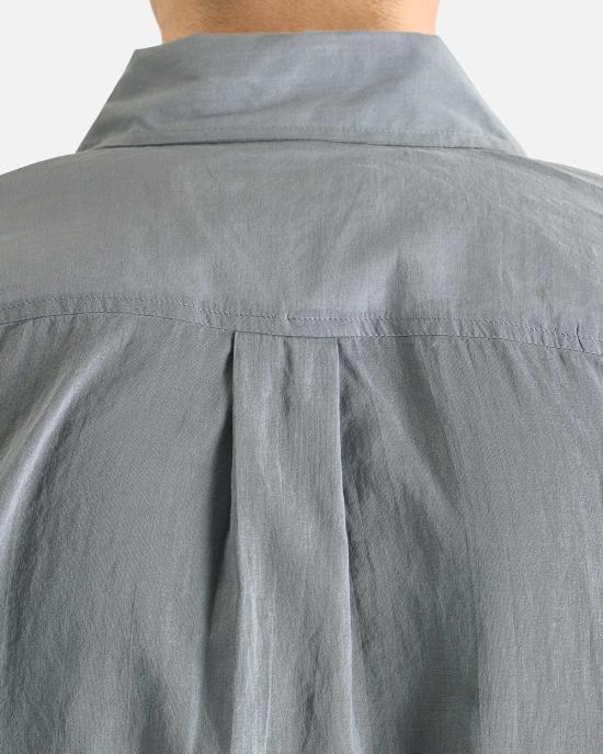  아워레가시 긴팔 셔츠 우리의 유산 너머  얼음 차가운 회색 흐린 면 - OUR LEGACY