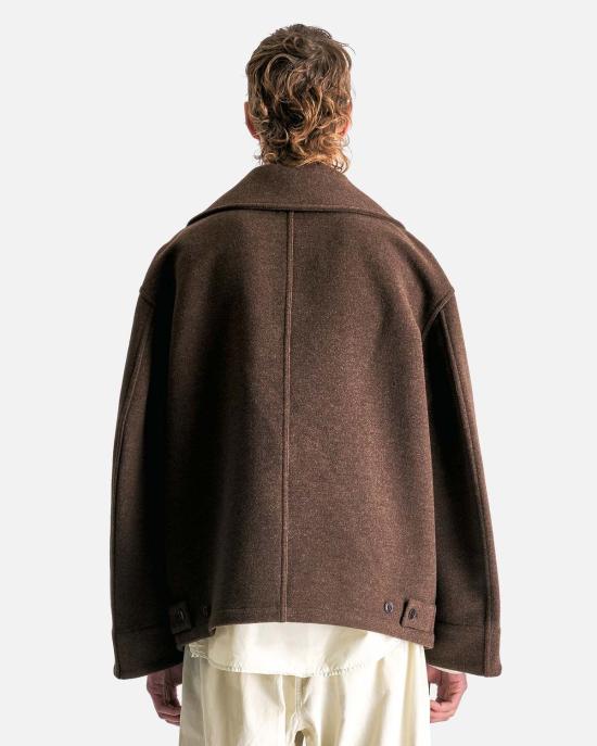  르메르 트렌치 코트 디스패치 피코트 브라운 차인 - LEMAIRE