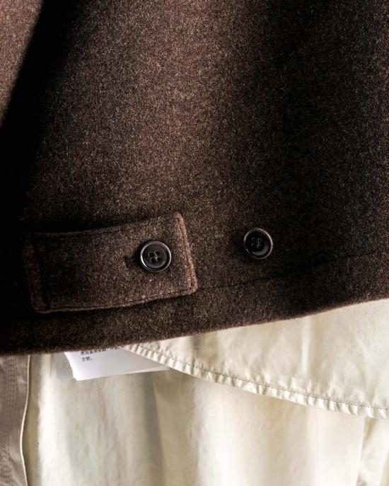  르메르 트렌치 코트 디스패치 피코트 브라운 차인 - LEMAIRE