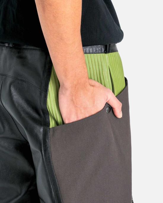  At.Kollektive 숏팬츠 X Kiko Kostadinov Inayat 반바지 블랙/터틀 그린 - OTHER BRANDS