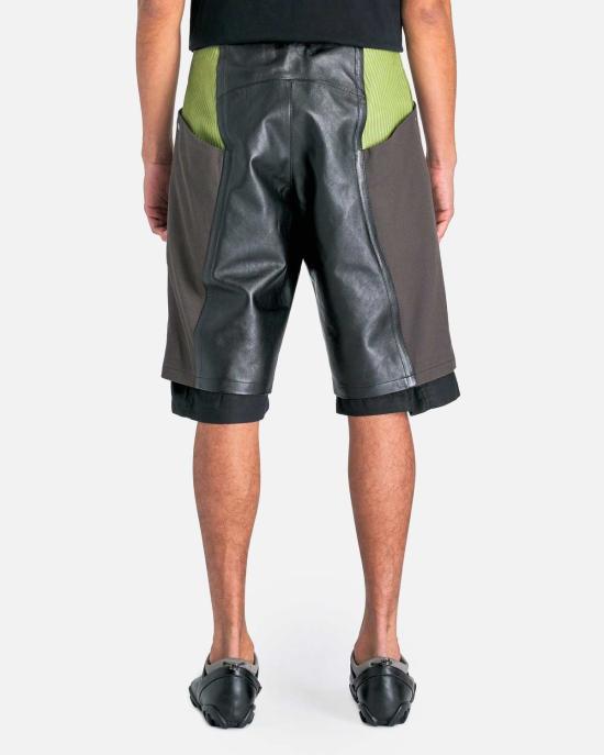  At.Kollektive 숏팬츠 X Kiko Kostadinov Inayat 반바지 블랙/터틀 그린 - OTHER BRANDS