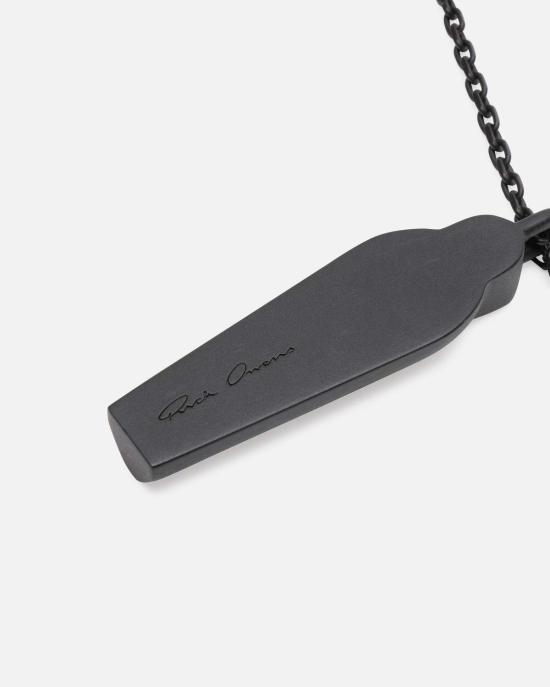  릭 오웬스 네크리스 석관 참 블랙 - RICK OWENS