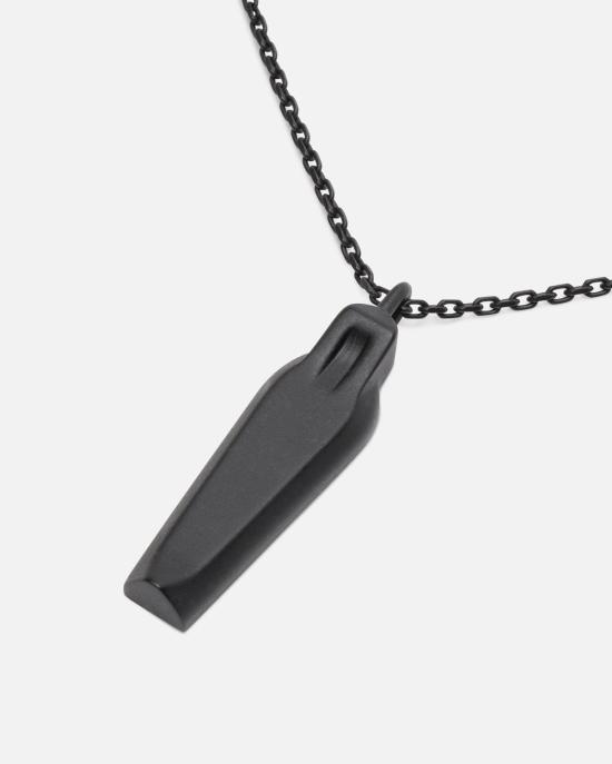  릭 오웬스 네크리스 석관 참 블랙 - RICK OWENS