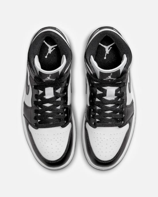  에어조던 뮬/슬리퍼 조던 여성용 에어 조던 1 미드 화이트/블랙 - AIR JORDAN