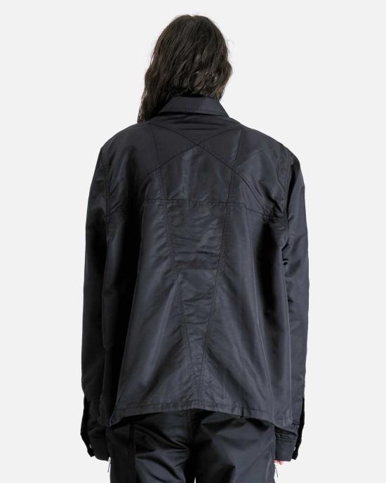  릭 오웬스 봄버 자켓 Zipfront 재킷 블랙 - RICK OWENS