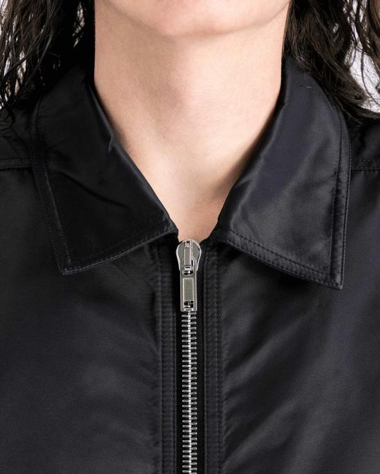  릭 오웬스 봄버 자켓 Zipfront 재킷 블랙 - RICK OWENS