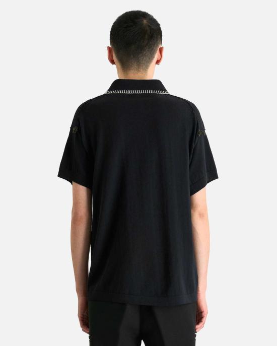  나마체코 폴로 니트 블루 네로 - NAMACHEKO