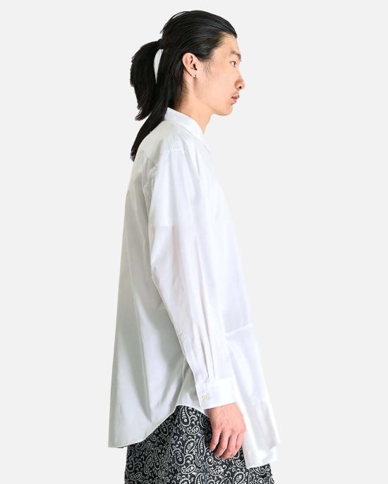  꼼데가르송 긴팔 셔츠 Comme Des Garçons 버튼업 긴팔 화이트 - COMME DES GARCONS