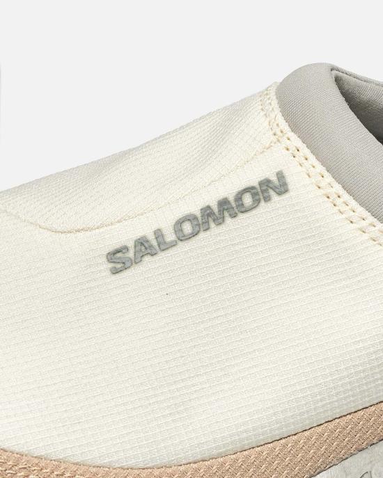  살로몬 뮬/슬리퍼 솔로몬 스노클로그 슈즈 바닐라/아몬드 밀크 - SALOMON