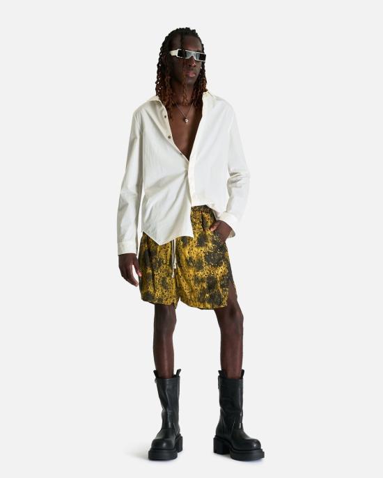  릭 오웬스 숏팬츠 복서 팬츠 애시드 블랙 - RICK OWENS