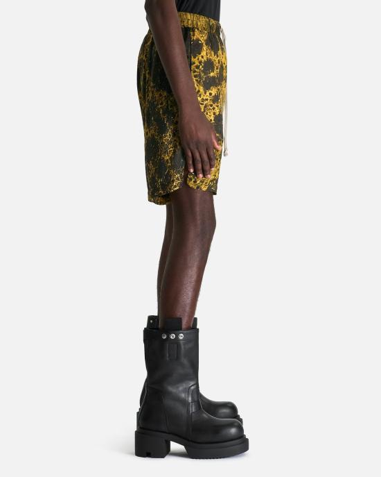  릭 오웬스 숏팬츠 복서 팬츠 애시드 블랙 - RICK OWENS