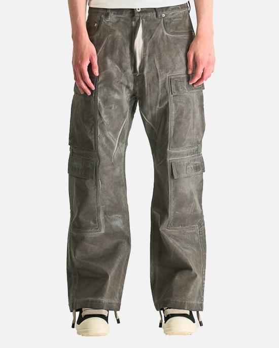  릭 오웬스 데님 팬츠 더블 카고 진