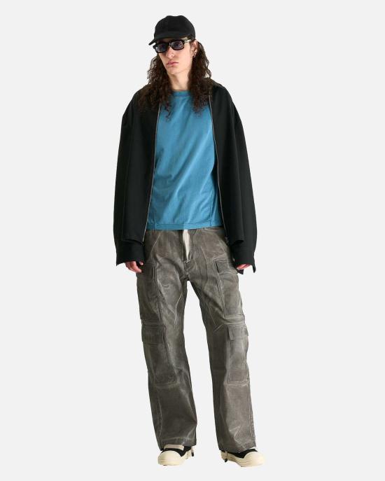  릭 오웬스 데님 팬츠 더블 카고 진 - RICK OWENS