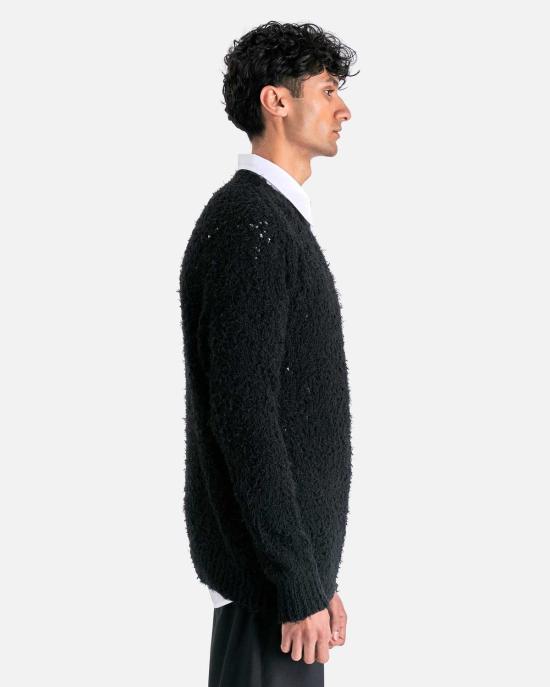  드리스 반 노튼 스웨터 Dries Van Noten Mikado  블랙 - DRIES VAN NOTEN