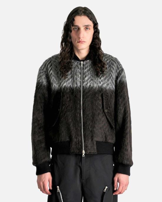  드리스 반 노튼 봄버 자켓 Dries Van Noten Verso Tris M.W 재킷 다크 브라운