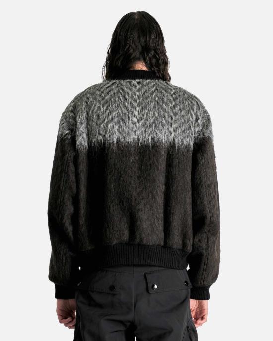  드리스 반 노튼 봄버 자켓 Dries Van Noten Verso Tris M.W 재킷 다크 브라운 - DRIES VAN NOTEN