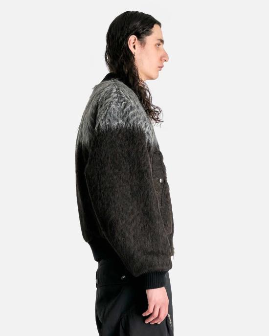  드리스 반 노튼 봄버 자켓 Dries Van Noten Verso Tris M.W 재킷 다크 브라운 - DRIES VAN NOTEN