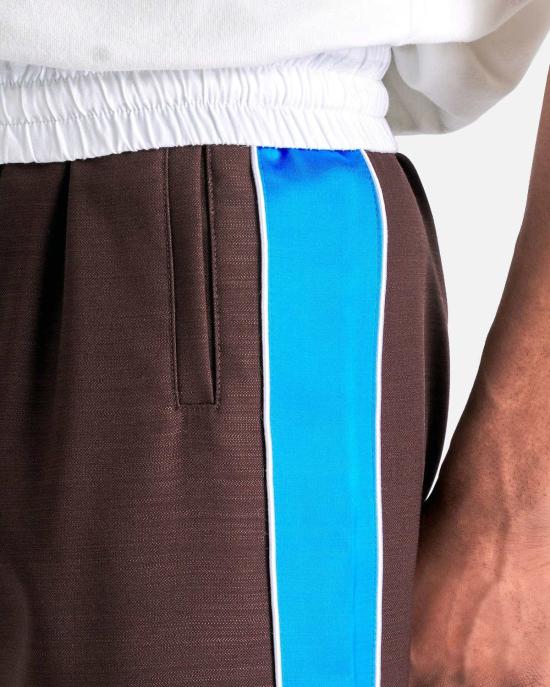  웨일즈보너 스트레이트 팬츠 웨일즈 보너 커리지 팬츠 다크 브라운/블루 - WALES BONNER