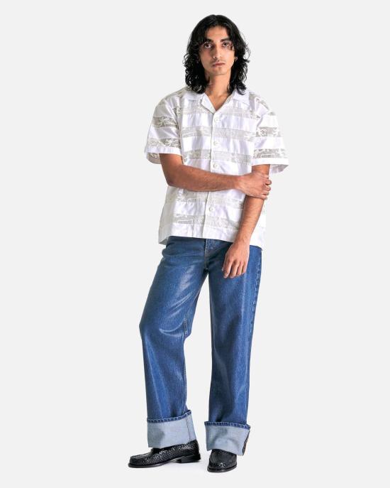  보디 반팔 셔츠 보드 테니스 레이스 Ss  크림 - BODE