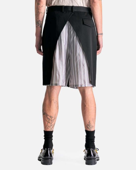  나마체코 숏팬츠 티단 숏 블랙 - NAMACHEKO