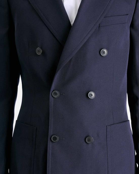  드리스 반 노튼 자켓 Dries Van Noten 브루스 재킷 네이비 - DRIES VAN NOTEN