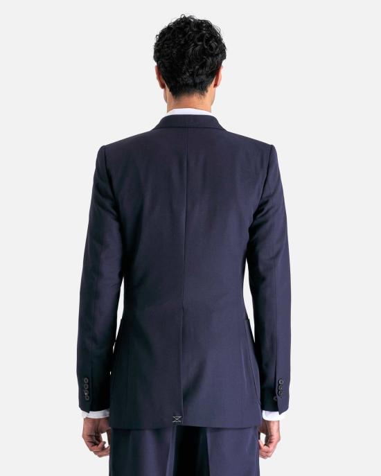  드리스 반 노튼 자켓 Dries Van Noten 브루스 재킷 네이비 - DRIES VAN NOTEN