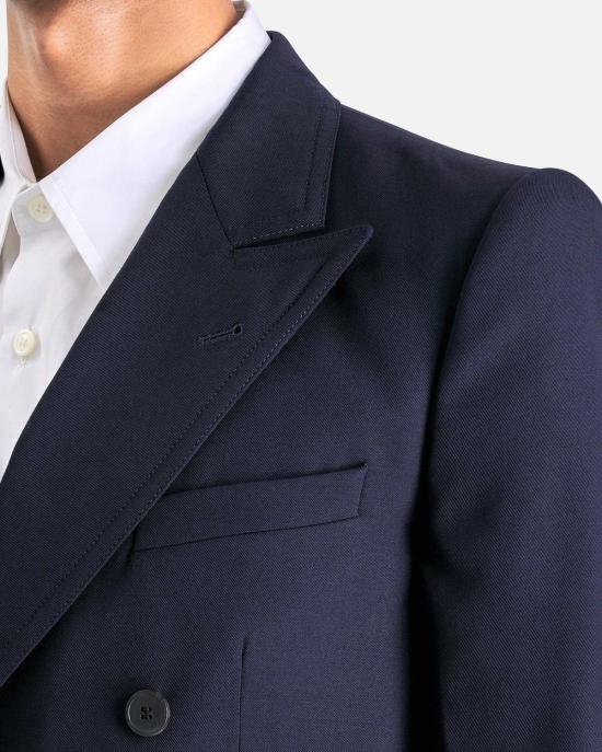  드리스 반 노튼 자켓 Dries Van Noten 브루스 재킷 네이비 - DRIES VAN NOTEN