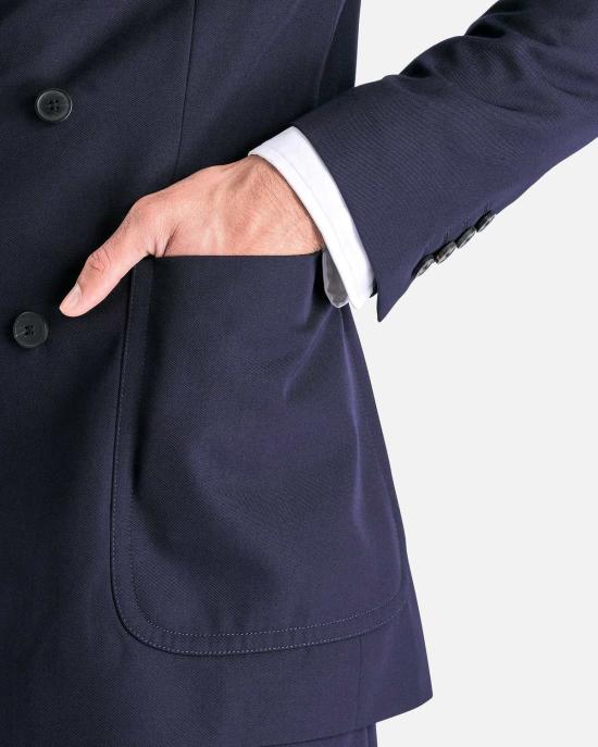  드리스 반 노튼 자켓 Dries Van Noten 브루스 재킷 네이비 - DRIES VAN NOTEN