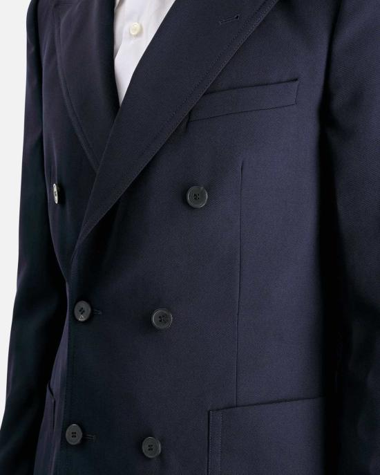  드리스 반 노튼 자켓 Dries Van Noten 브루스 재킷 네이비 - DRIES VAN NOTEN