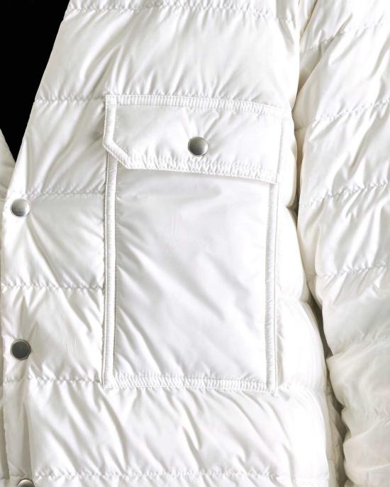  릭 오웬스 자켓 몽클러 아우터셔츠 밀크 - RICK OWENS