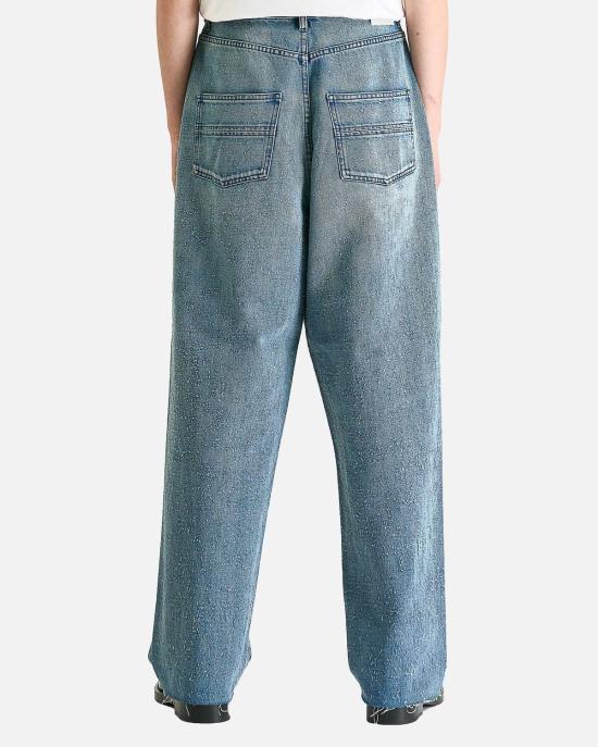  나마체코 데님 팬츠 핸드필드 레귤러 진 라이트 블루 - NAMACHEKO