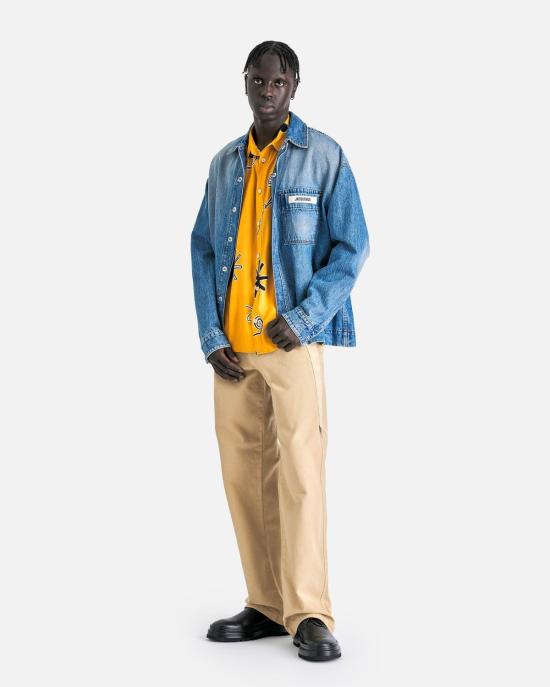  자크뮈스 스트레이트 팬츠 자크무스 더 브라운 팬츠 베이지