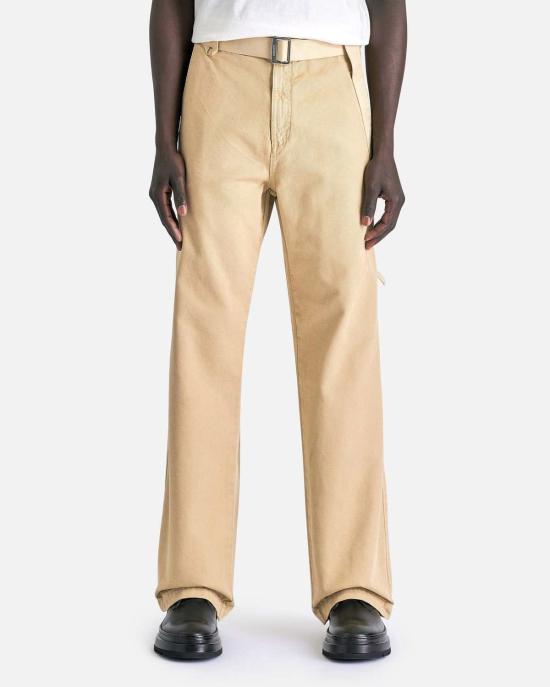  자크뮈스 스트레이트 팬츠 자크무스 더 브라운 팬츠 베이지 - JACQUEMUS