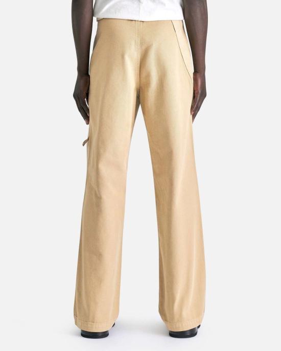  자크뮈스 스트레이트 팬츠 자크무스 더 브라운 팬츠 베이지 - JACQUEMUS