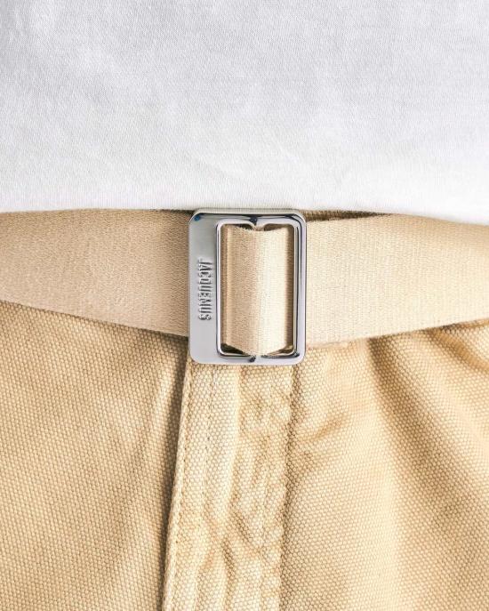  자크뮈스 스트레이트 팬츠 자크무스 더 브라운 팬츠 베이지 - JACQUEMUS