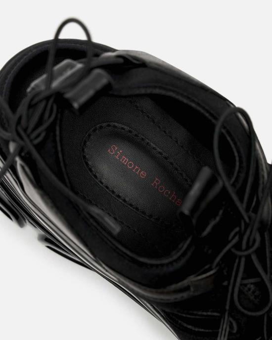  시몬로샤 뮬/슬리퍼 시몬 로샤 클래식 트래커 트레이너 블랙 나파 - SIMONE ROCHA