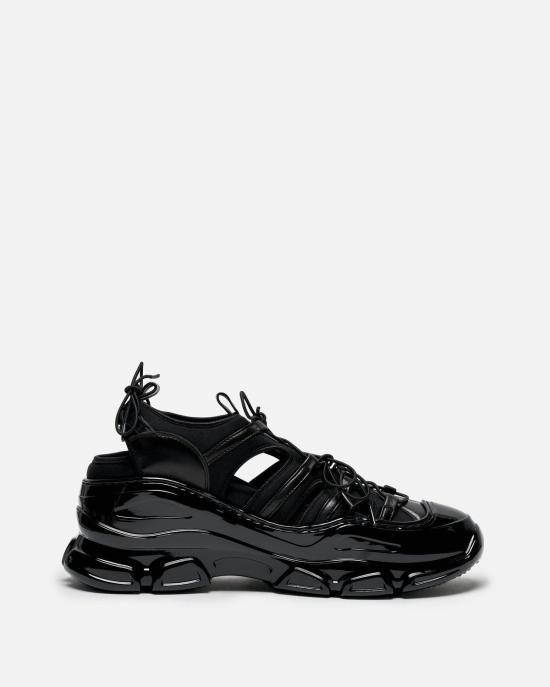  시몬로샤 뮬/슬리퍼 시몬 로샤 클래식 트래커 트레이너 블랙 나파 - SIMONE ROCHA